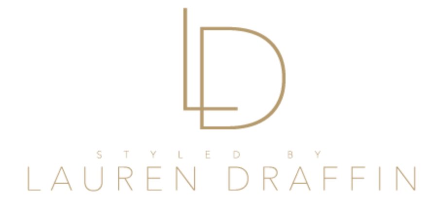 Stylized logo with initials and text reading 'Styled by Lauren Draffin'.